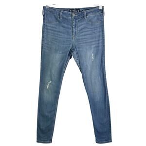 HOLLISTER Advanced Stretch “High-Rise Jean Legging” Women’s Jeans Size 15R